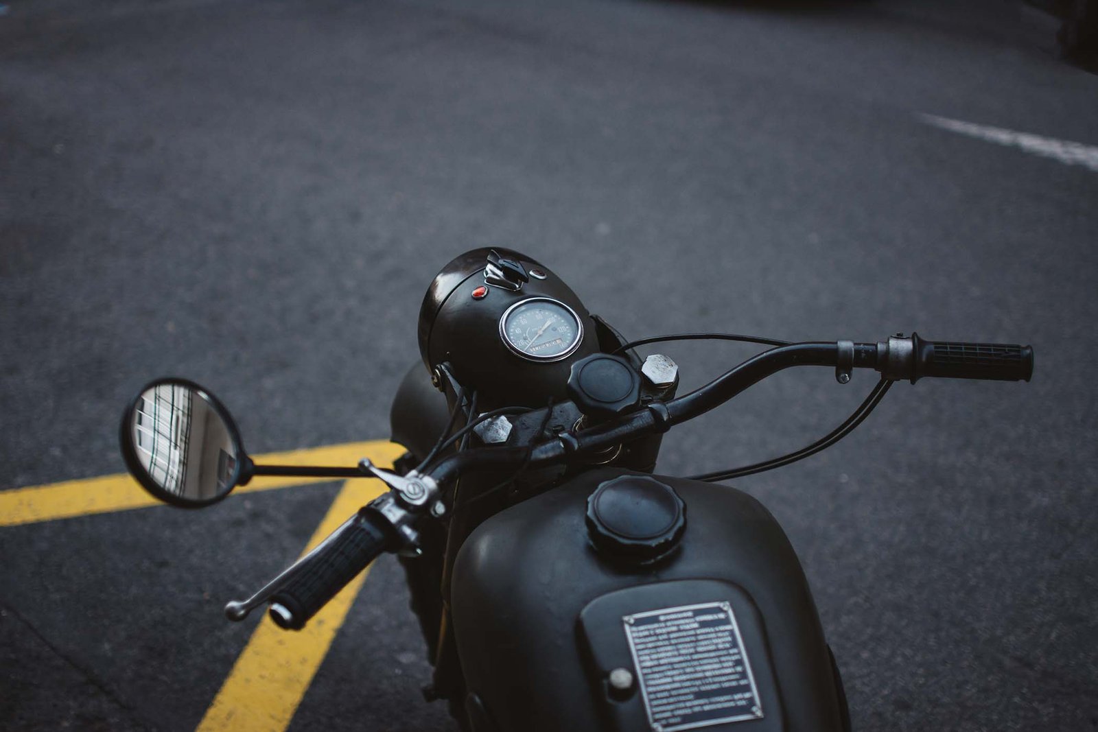 Bike parked after servicing at Machnify Garage Pune